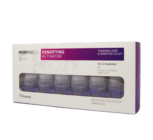 Framesi MORPHOSIS DENSIFYING ACTIVATOR  12/7ML  ТЕРАПИЯ ПРОТИВ КОСОПАД ЗА ЖЕНИ , ЗА ИЗТЪНЯЛА КОСА И ЧУВСТВИТЕЛЕН СКАЛП 12/7МЛ